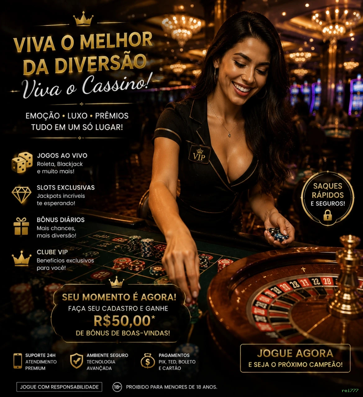 Bônus Exclusivos rei777 - Promoções Generosas e Ofertas VIP